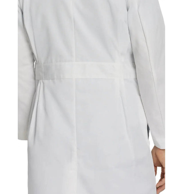 Landau Men's 3-Pocket Full-Length Lab Coat 3140-White-Backview