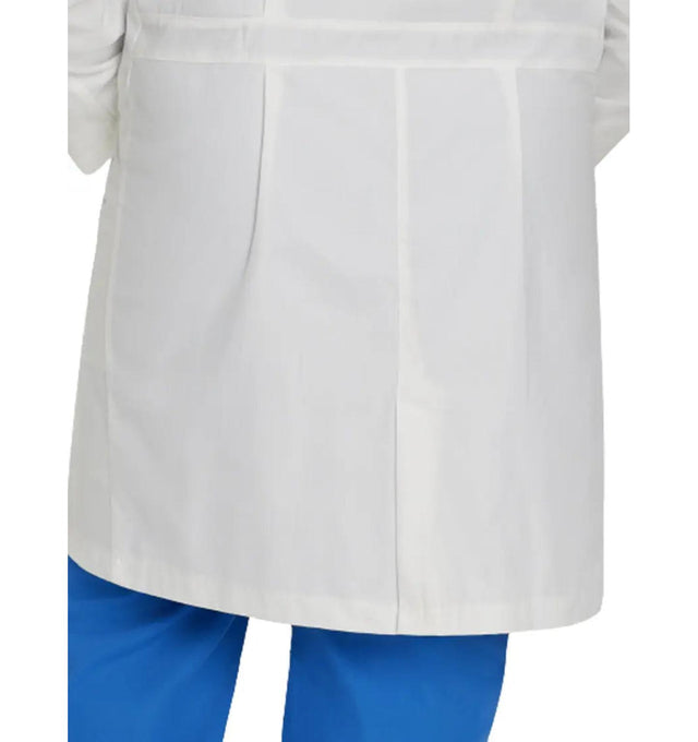 Landau Women's 5-Pocket Full-Length Notebook Lab Coat 3165 -White-backview