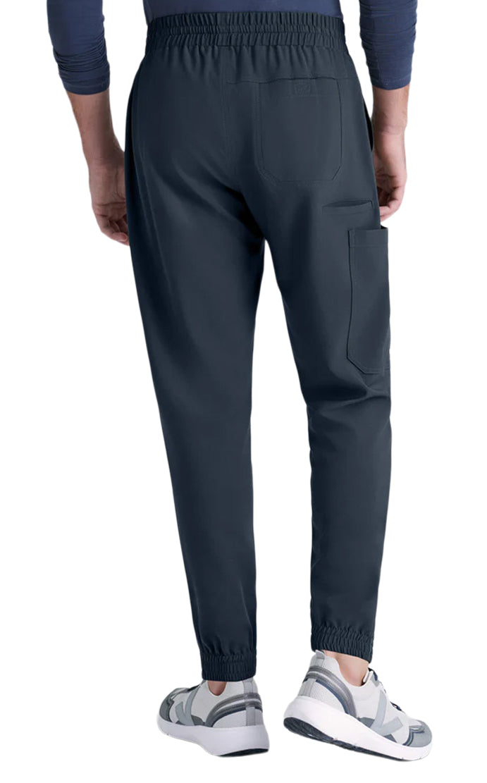 Grey's Anatomy™ Evolve by Barco 5-Pocket Elastic Jogger Pant-Short-Steel