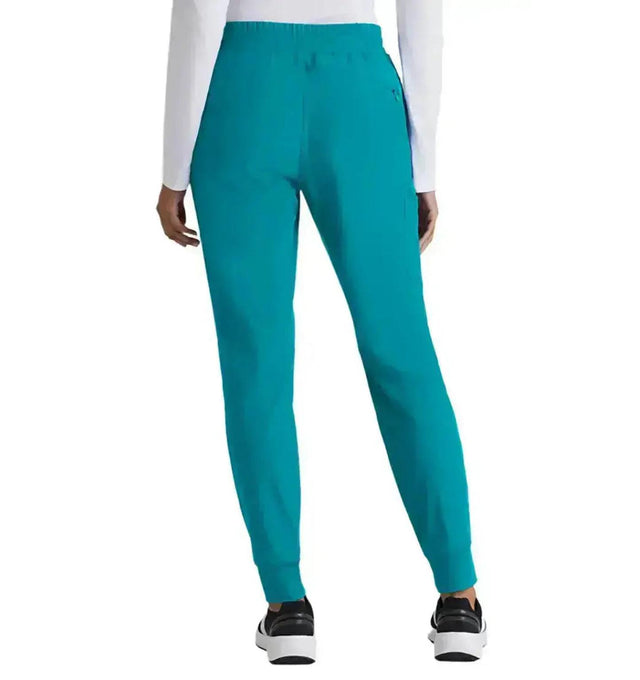 Barco One™ by Barco Boost 3-Pocket Mid-Rise Jogger Scrub Pant-Teal