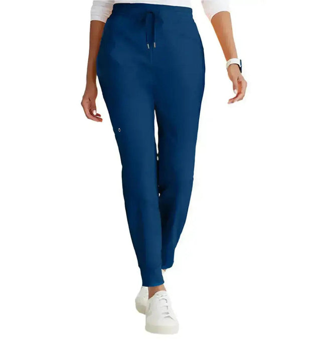 Barco One™ by Barco Boost 3-Pocket Mid-Rise Jogger Scrub Pant-Indigo