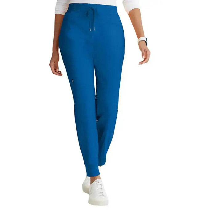 Barco One™ by Barco Boost 3-Pocket Mid-Rise Jogger Scrub Pant-New Royal