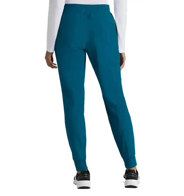 Barco One™ by Barco Boost 3-Pocket Mid-Rise Jogger Scrub Pant-Bahama