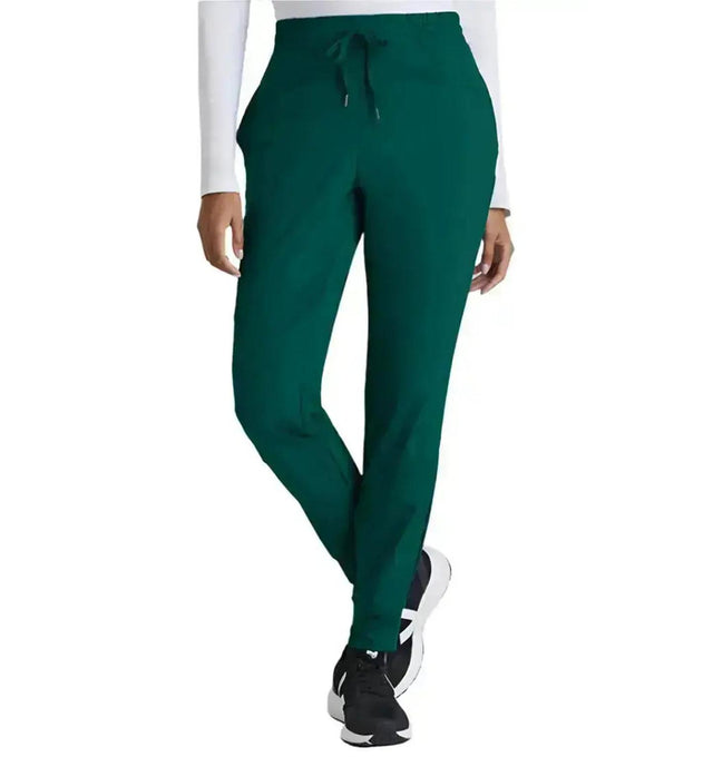 Barco One™ by Barco Boost 3-Pocket Mid-Rise Jogger Scrub Pant-Hunter Green