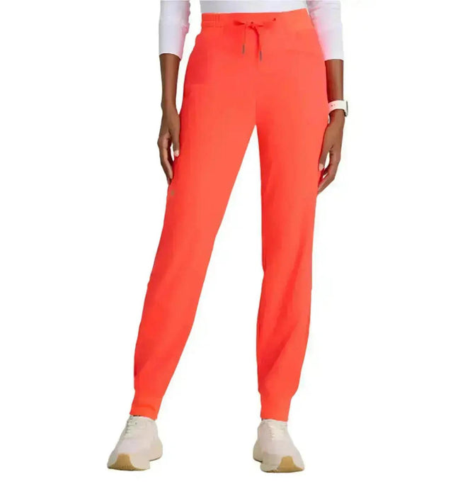 Barco One™ by Barco Boost 3-Pocket Mid-Rise Jogger Scrub Pant-Neon Flame