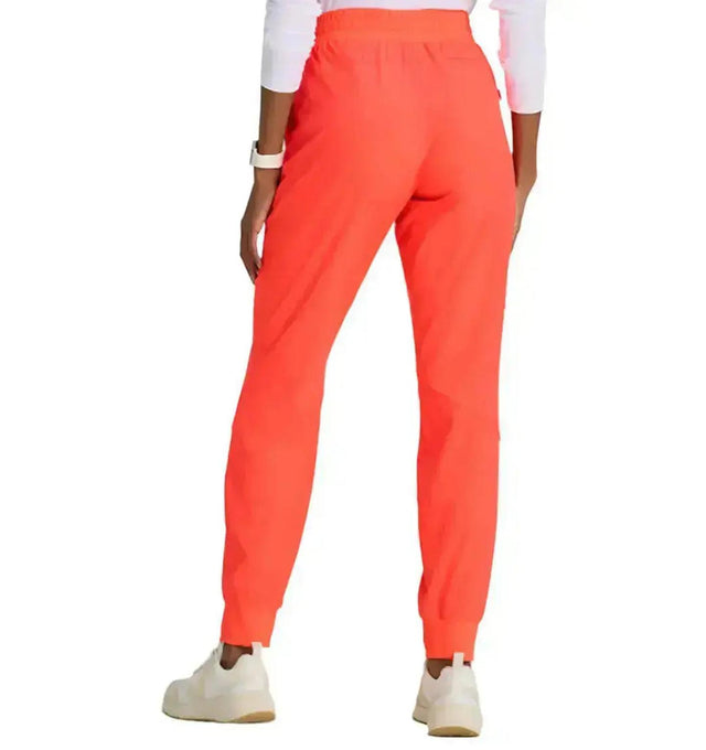 Barco One™ by Barco Boost 3-Pocket Mid-Rise Jogger Scrub Pant-Neon Flame
