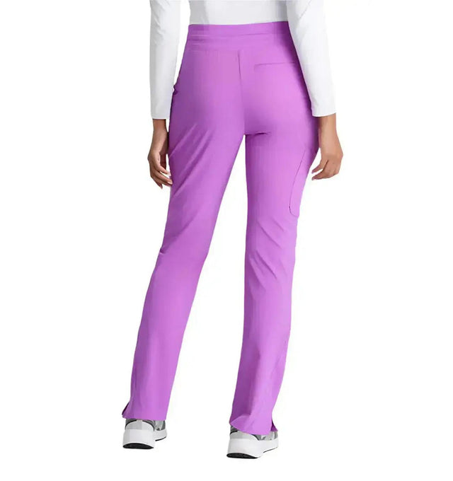 Barco One™ by Barco Uplift 5-Pocket Mid-Rise Tapered Leg Scrub Pant-Helio Purple