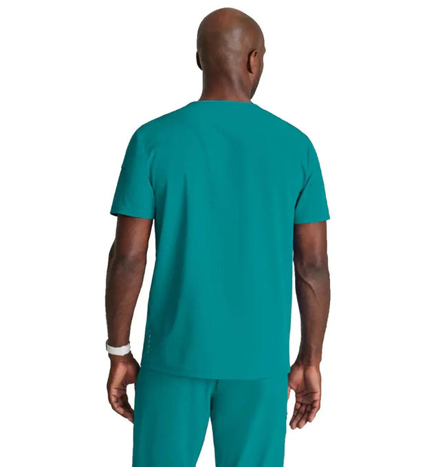 Barco One™ by Barco Velocity 2-Pocket V-Neck Scrub Top-Teal