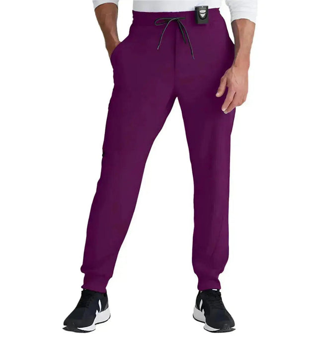 Barco One™ by Barco Vortex 6-Pocket Jogger Scrub Pant-Wine