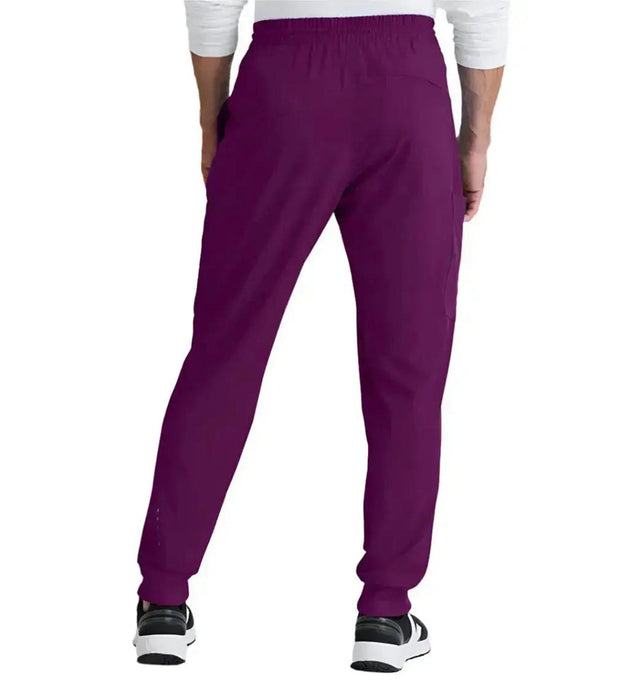 Barco One™ by Barco Vortex 6-Pocket Jogger Scrub Pant-Wine