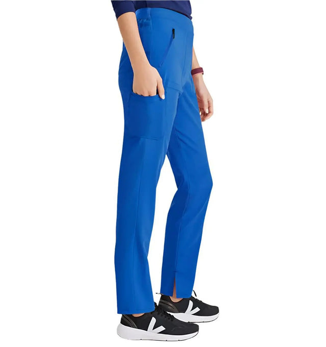 Barco Unify™ by Barco PURPOSE 5-POCKET HIGH-RISE SLIM LEG SCRUB PANT-New Royal