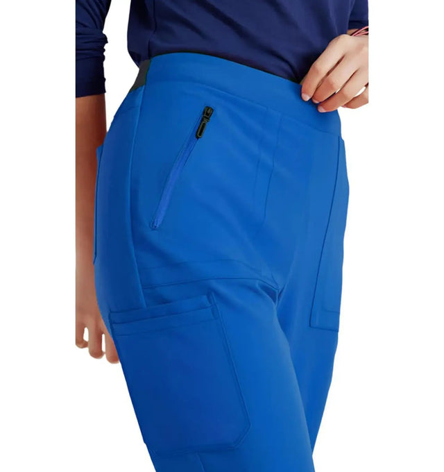 Barco Unify™ by Barco PURPOSE 5-POCKET HIGH-RISE SLIM LEG SCRUB PANT-New Royal