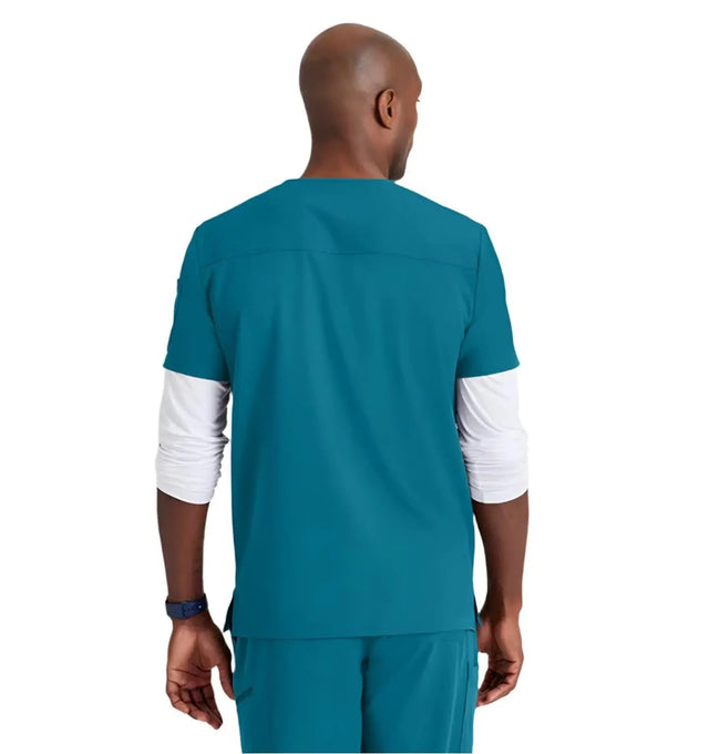 Barco Unify™ by Barco RALLY 3-POCKET V-NECK SCRUB TOP - Bahama