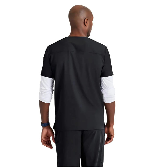 Barco Unify™ by Barco RALLY 3-POCKET V-NECK SCRUB TOP - Black