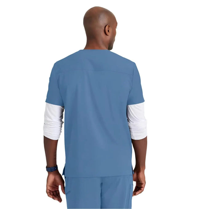 Barco Unify™ by Barco RALLY 3-POCKET V-NECK SCRUB TOP - Ciel Blue