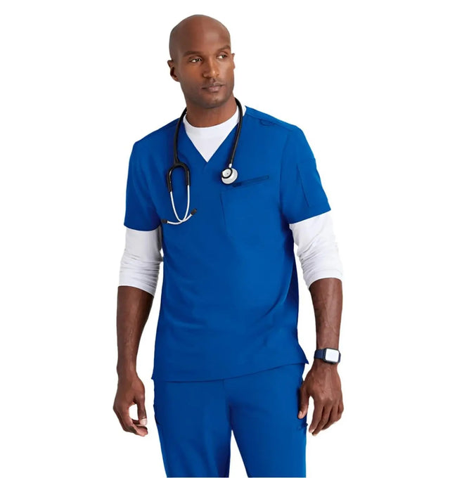 Barco Unify™ by Barco RALLY 3-POCKET V-NECK SCRUB TOP - New Royal