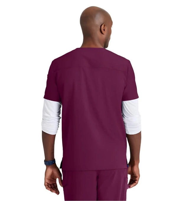 Barco Unify™ by Barco RALLY 3-POCKET V-NECK SCRUB TOP - Wine