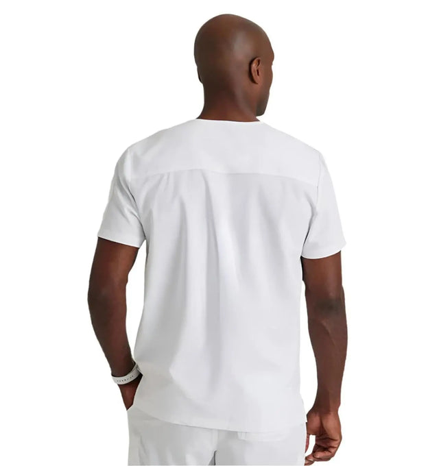 Barco Unify™ by Barco RALLY 3-POCKET V-NECK SCRUB TOP - White