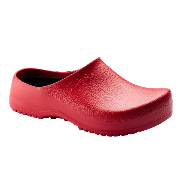 Birkenstock Super Birki Red Nursing Shoe - Side
