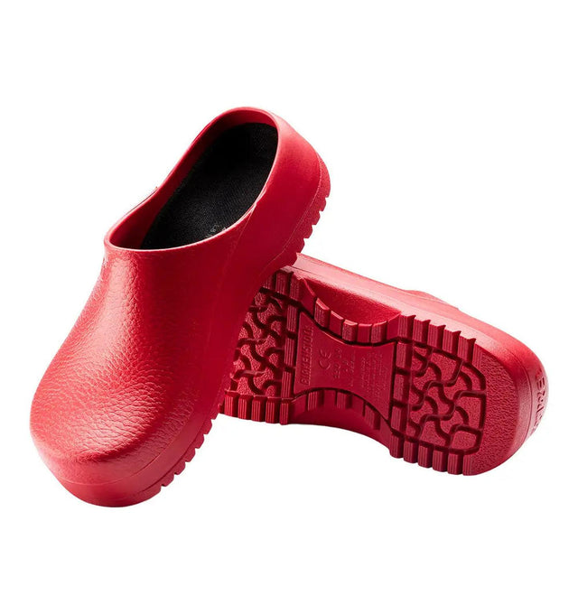 Birkenstock Super Birki Red Nursing Shoe - Top & Bottom