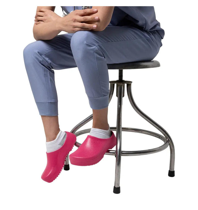 Birkenstock Super Birki Red Nursing Shoe - Life Style