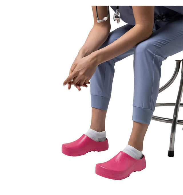 Birkenstock Super Birki Red Nursing Shoe - Life Style