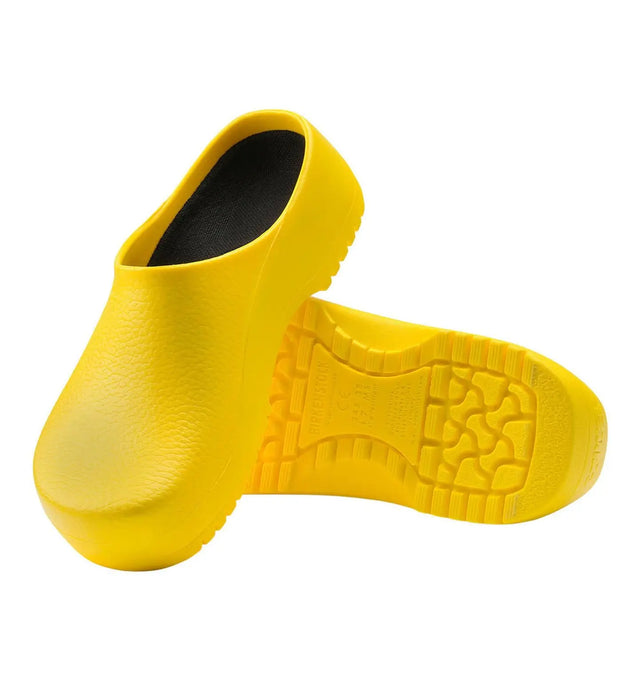 Birkenstock Super Birki Yellow Nursing Shoe - Top & Bottom