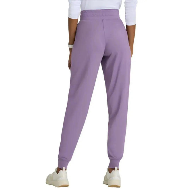 Barco One Performance Knit by Barco Pro Knit 5-Pocket Drawcord Waist Jogger Scrub Pant - Dusty Lavender
