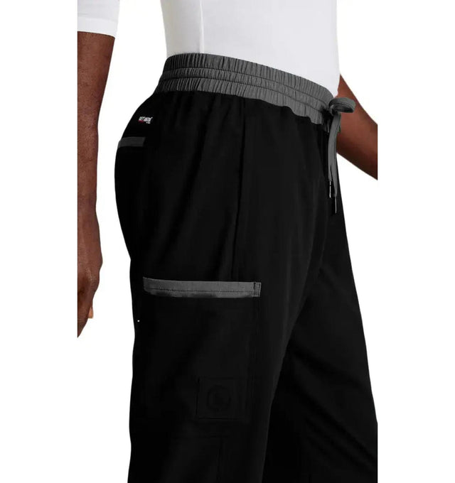 Grey's Anatomy™Strech by Barco Nathan 7-Pocket Slim Straight Leg Scrub Pant-Black