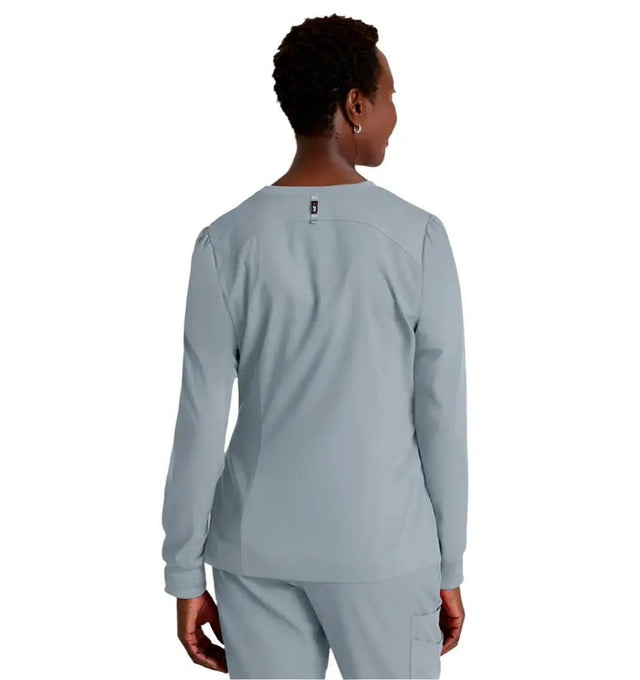 Grey's Anatomy Stretch™ by Barco Millie 3-Pocket Crewneck Scrub Jacket -Moonatruck