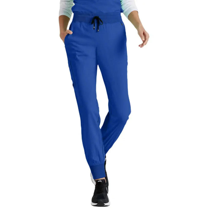 Grey's Anatomy Stretch™ by Barco Eden 5-Pocket Mid Rise Jogger Scrub Pant-Galaxy