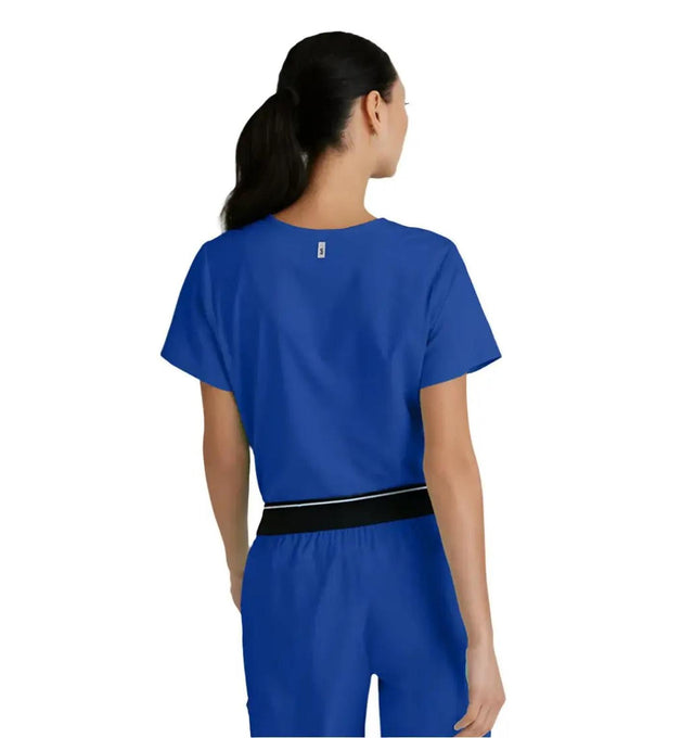 Grey's Anatomy Stretch™ by Barco Bree 1-Pocket Tuck-In Scrub Top-Galaxy