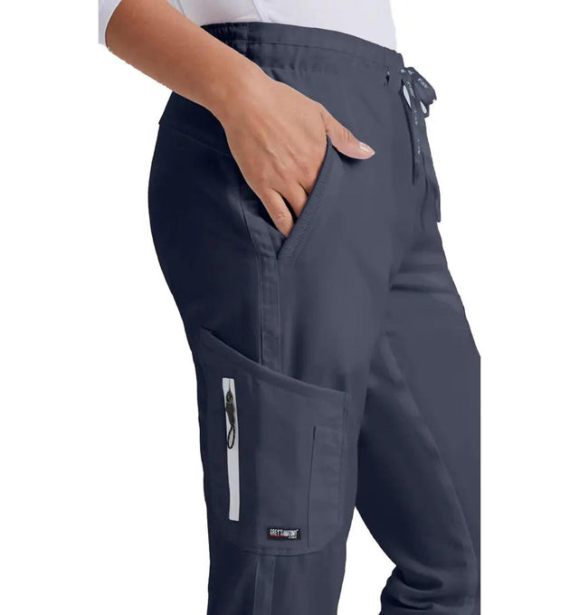 Grey's Anatomy™ by Barco Kira 5-Pocket Mid-Rise CICLO® Jogger Pant-Steel