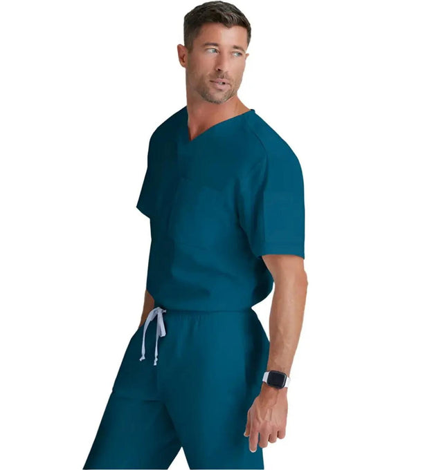 Grey's Anatomy™ by Barco Evan 2-Pocket Neck Scrub Top-Bahama