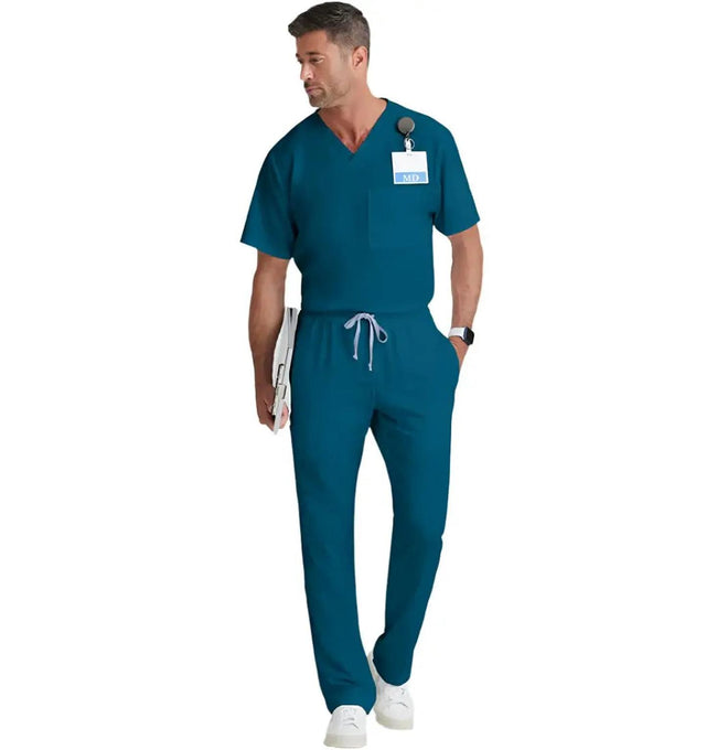 Grey's Anatomy™ by Barco Evan 2-Pocket Neck Scrub Top-Bahama