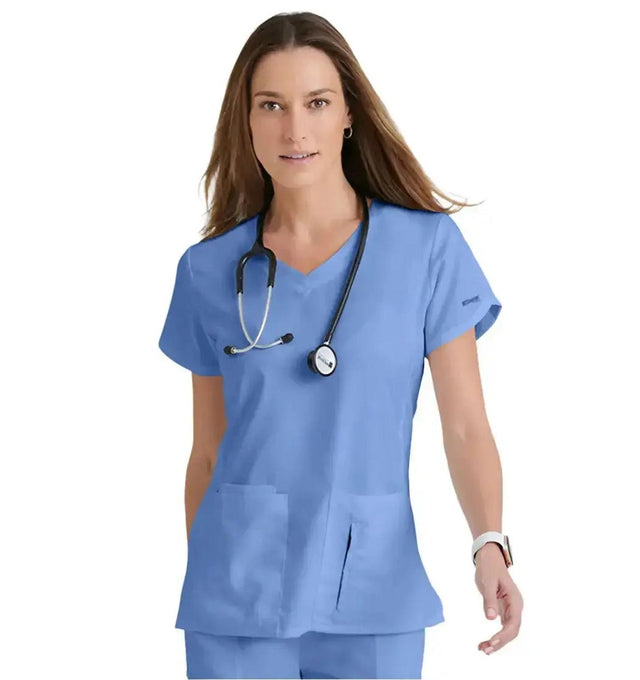Grey's Anatomy™ by Barco Cora 4-Pocket Scrub Top-Extra LG Font