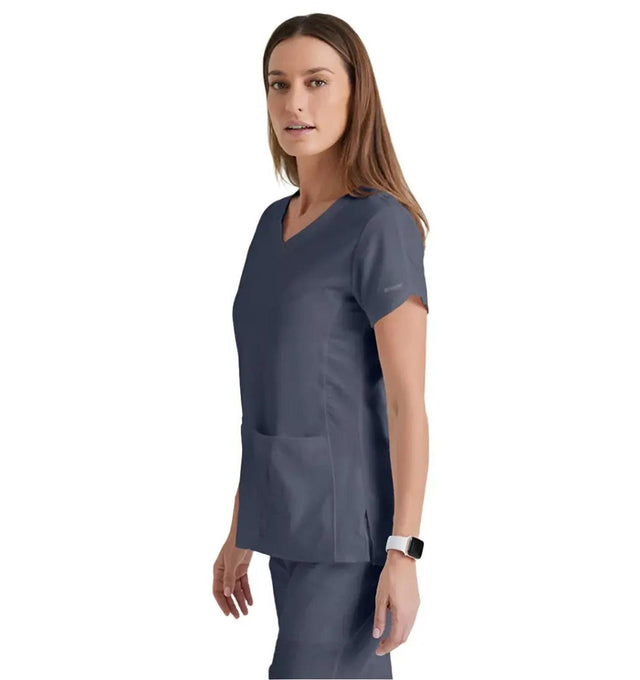 Grey's Anatomy™ by Barco Cora 4-Pocket Scrub Top-Extra LG - Side