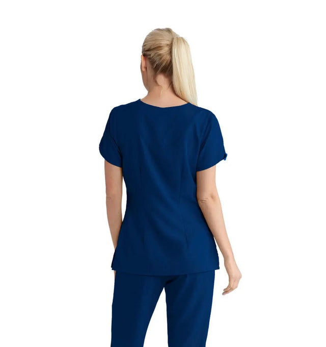 Grey's Anatomy™ by Barco Cora 4-Pocket Scrub Top-Indigo
