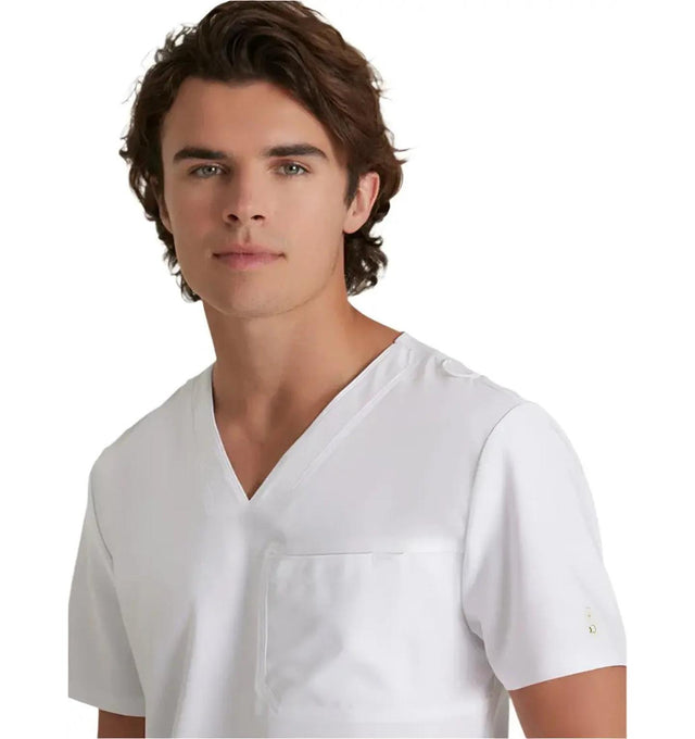 Grey's Anatomy™ Evolve by Barco Journey 1-Pocket CICLO® Scrub Top-white