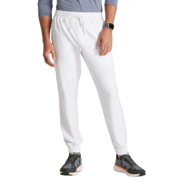 Grey's Anatomy™ Evolve by Barco 5-Pocket Elastic Jogger Pant-White