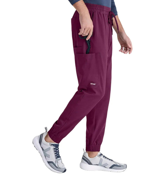 Grey's Anatomy™ Evolve by Barco 5-Pocket Elastic Jogger Pant-wine