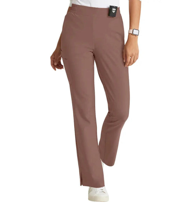 Grey's Anatomy™ Evolve by Barco Terra 6-Pocket Mid-Rise CICLO®Leg Pant-Petite-DriftWood
