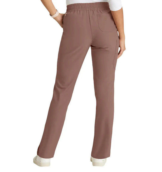 Grey's Anatomy™ Evolve by Barco Terra 6-Pocket Mid-Rise CICLO®Leg Pant-Petite-DriftWood