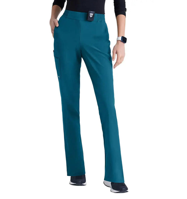 Grey's Anatomy™ Evolve by Barco Terra 6-Pocket Mid-Rise CICLO®Leg Pant-Petite-Bahama