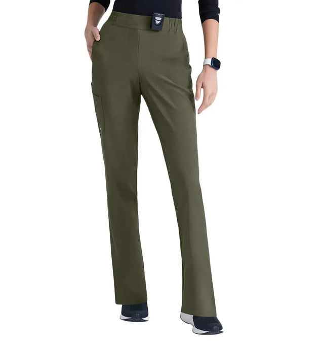 Grey's Anatomy™ Evolve by Barco Terra 6-Pocket Mid-Rise CICLO®Leg Pant-Petite-Fern