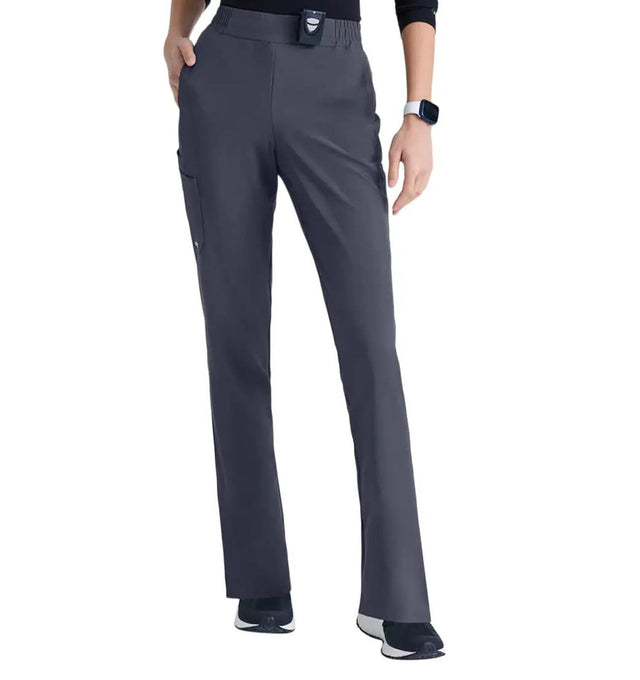 Grey's Anatomy™ Evolve by Barco Terra 6-Pocket Mid-Rise CICLO®Leg Pant-Petite-Steel