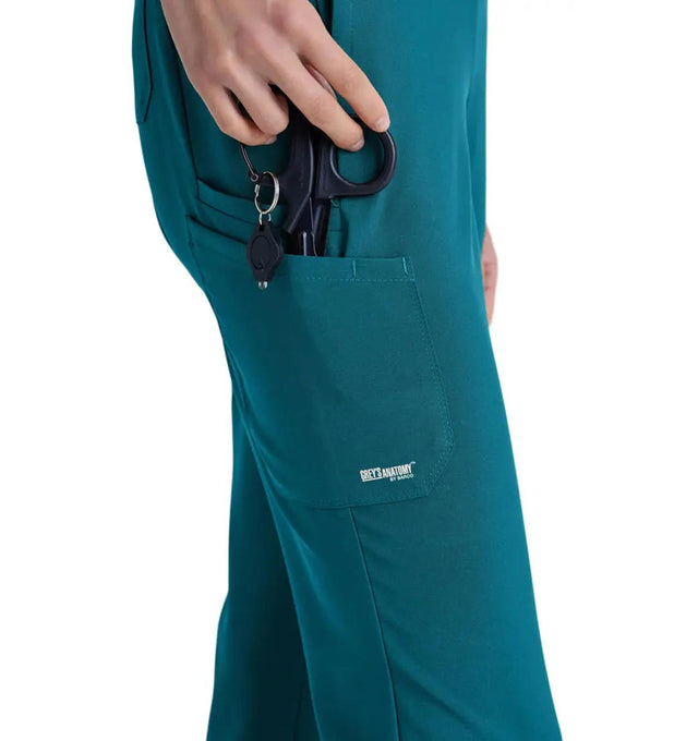 Grey's Anatomy™ Evolve by Barco Terra 6-Pocket Mid-Rise CICLO®Leg Pant-Petite-Bahama