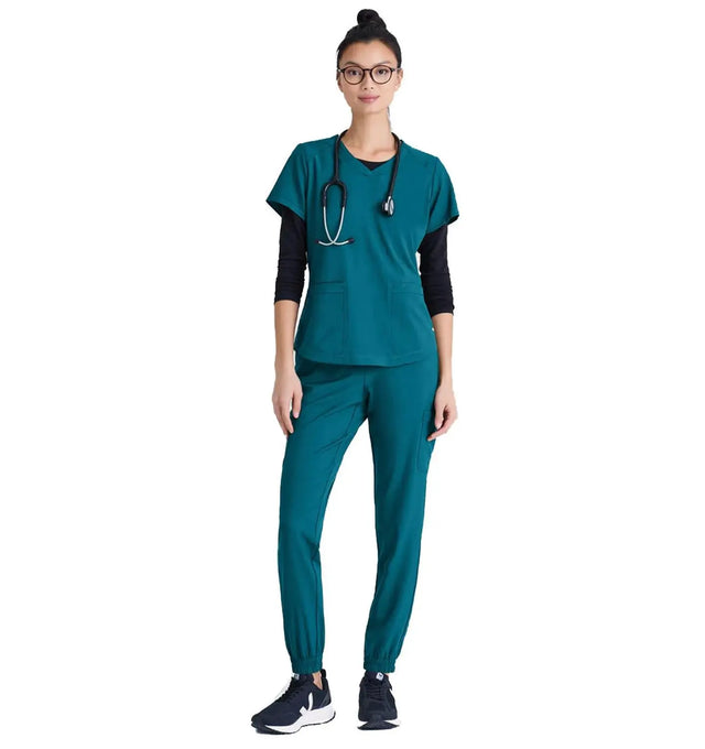 Grey's Anatomy™ Evolve by Barco Terra 6-Pocket Mid-Rise CICLO®-Bahama