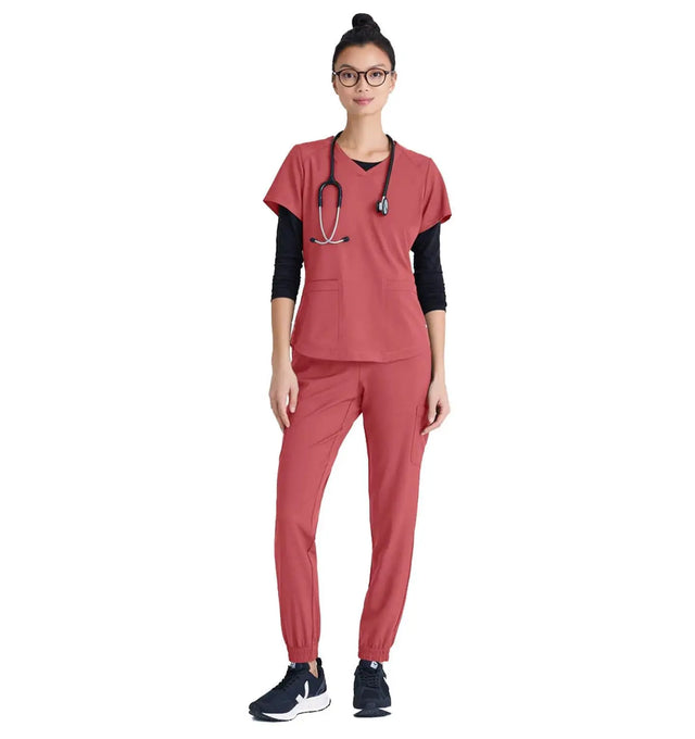 Grey's Anatomy™ Evolve by Barco Terra 6-Pocket Mid-Rise CICLO®-Desert Rough