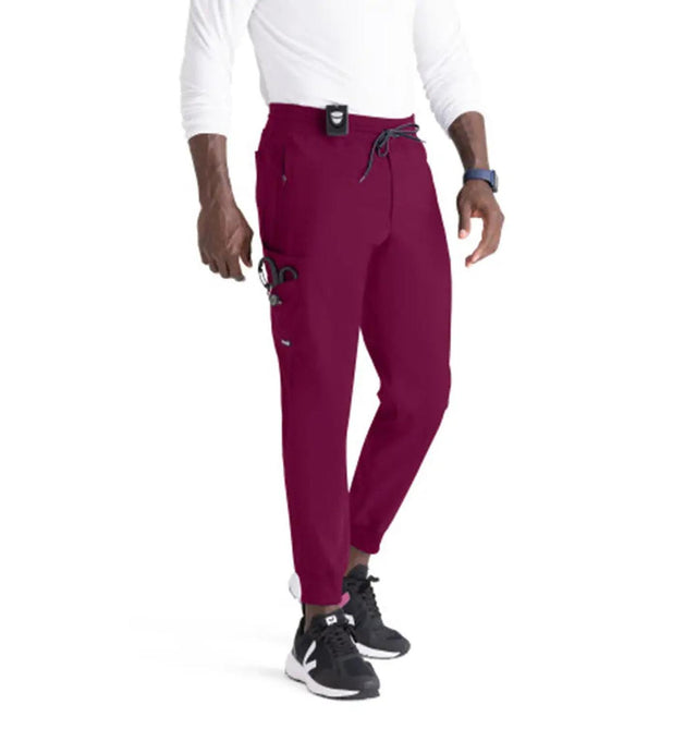 Barco M5PKT ELSTC WST ZIP PKT JOGGER PANT-WINE